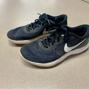 Nike Dark Gray and White Running Shoes